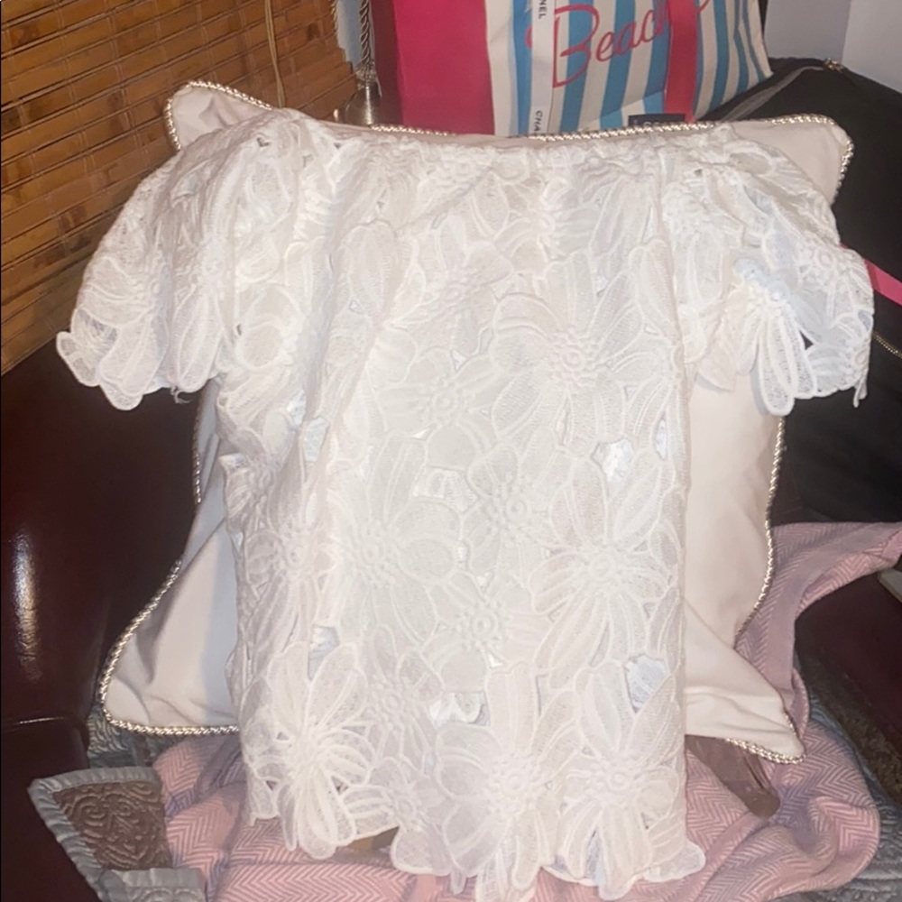 White off shoulder blouse